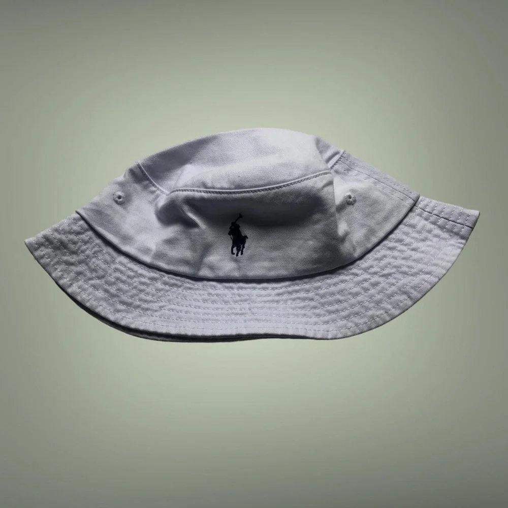 White Ralph Lauren cap bucket hat - Picture 1 of 4